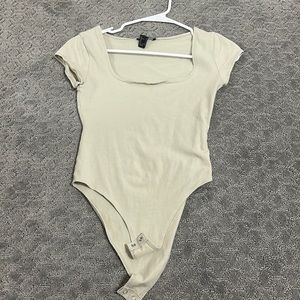 Forever 21 bodysuit. Light green-ish color. Size Small.